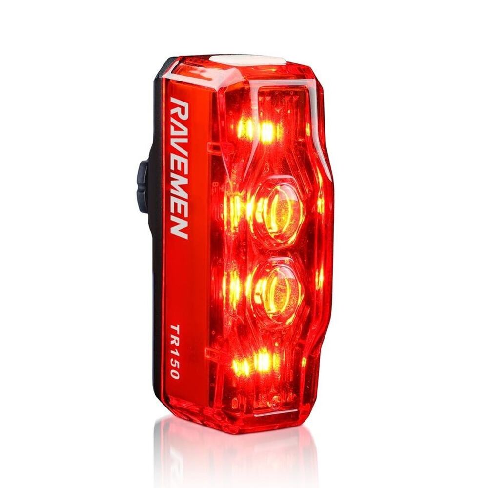 TR150 Bike Tail Light, 280° Visible Bike Rear Light with Brake Detection and